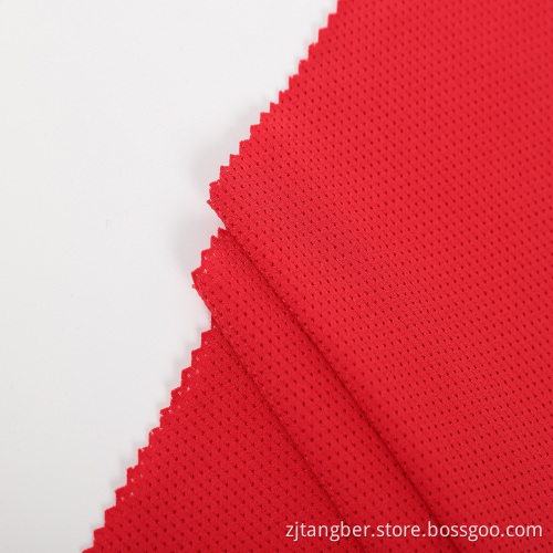sportswear polyester spandex jacquard mesh fabric